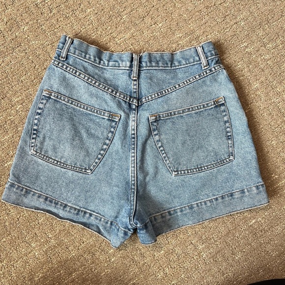 90’s Vintage High Rise Mom Short Medium Wash Size 10 - Picture 4 of 5